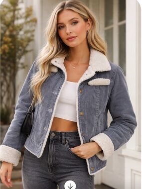 Blue Velvet Teddy Jacket 🧸